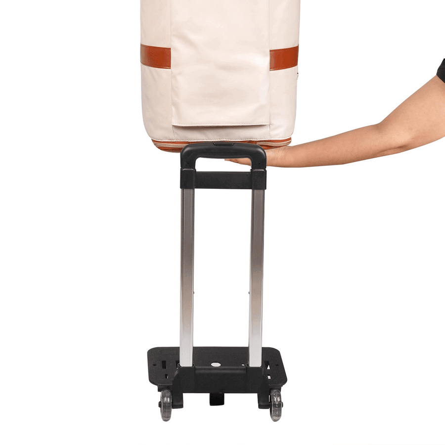 Heavy After Days Of Clothes Packed? Attach The Wheels.